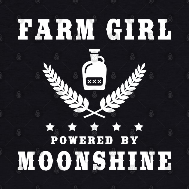 Farm girl powered by moonshine by Florin Tenica